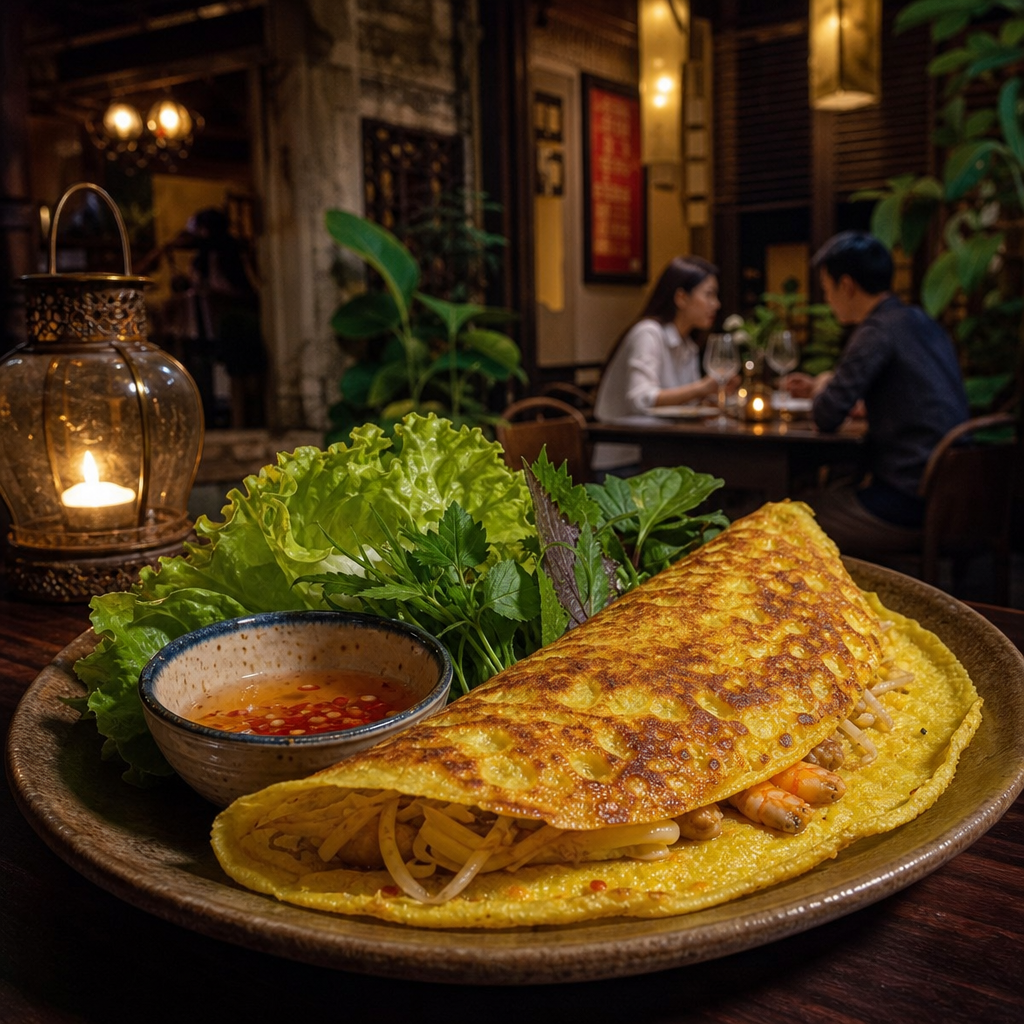Bánh xèo giòn rụm